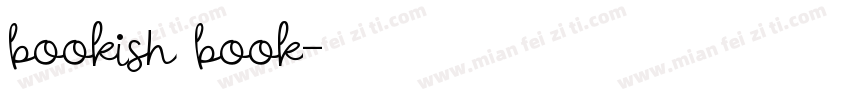 bookish book字体转换
